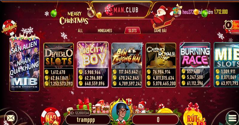 Game slots đổi thưởng Man Club