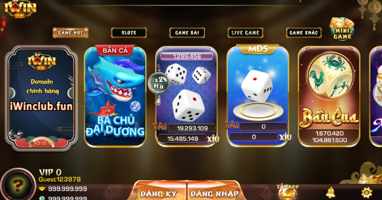 Giới thiệu sân chơi game bắn cá Iwin Club