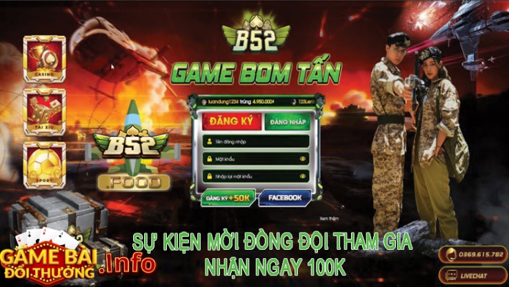 Tài Xỉu B52 Game - Tham gia trải nghiệm game dễ chơi dễ thắng